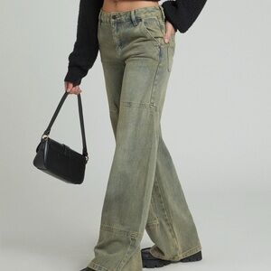 NWT PacSun Jessie high rise baggy Relaxed Jeans with Vintage Appeal